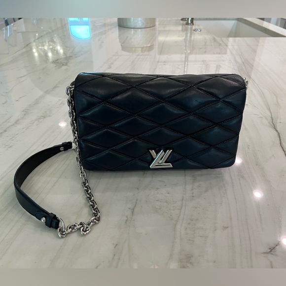 Louis Vuitton black lamb skin bag - Picture 9 of 10